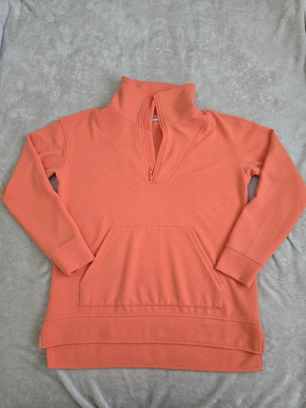 BELLE KIM GRAVEL Woman's Coral Sweater, Small